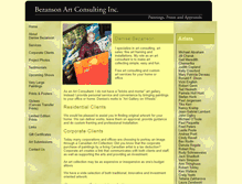 Tablet Screenshot of bezansonart.com
